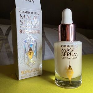Charlotte Tilbury Serum Bottle with Rose Gold Dropper - Pale Champagne Tone